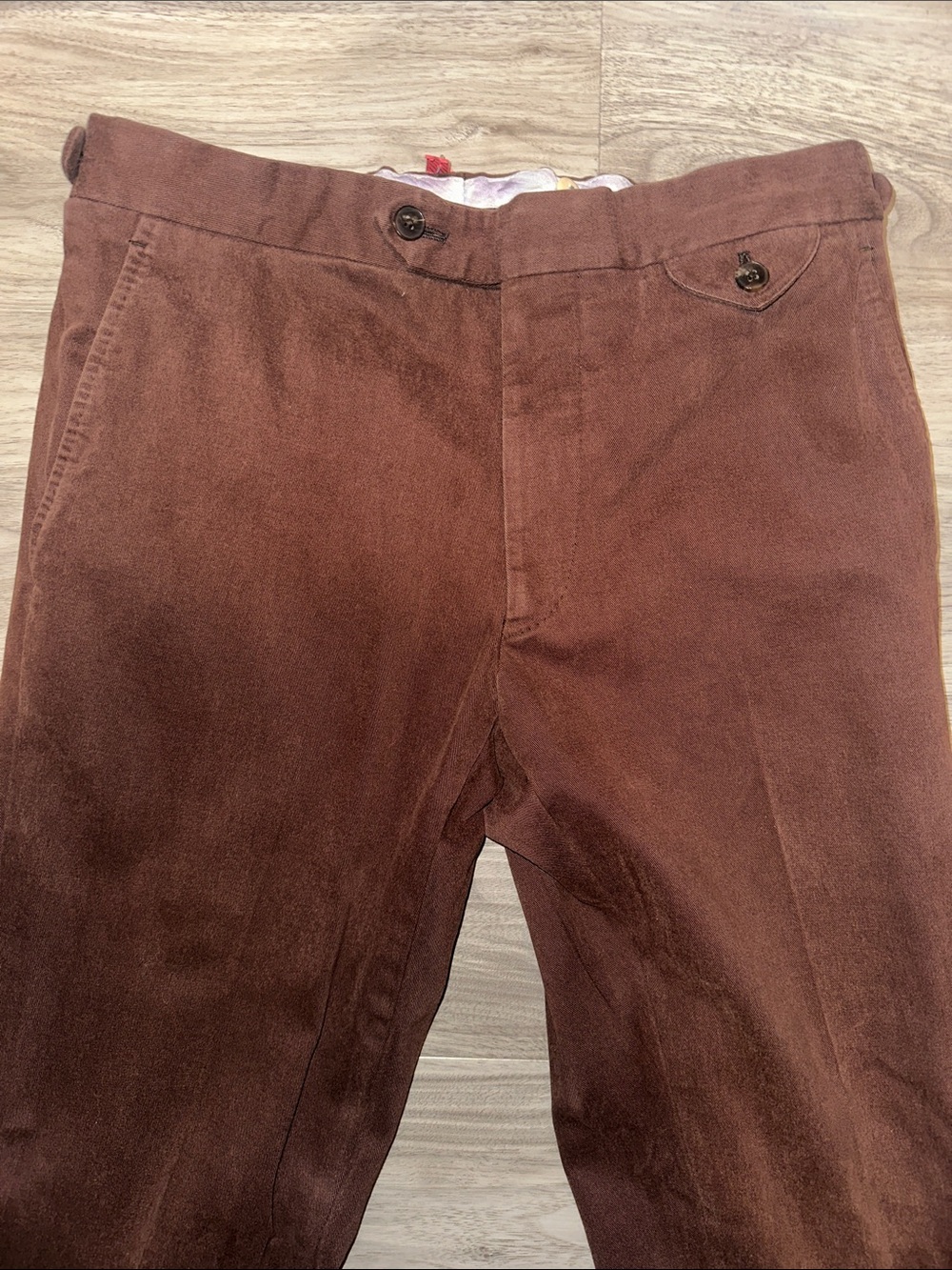 Men's Brown Pants - with waist adjusters